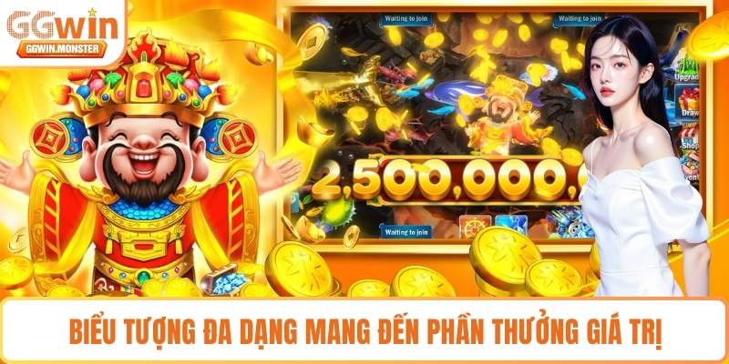 Biểu tượng đa dạng mang đến phần thưởng giá trị